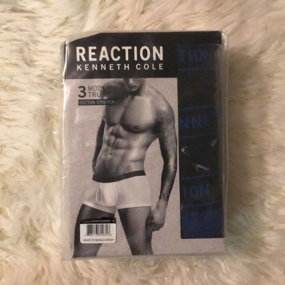 Kenneth Cole Reaction 3 pcs Modern Trunks Cotton - Picture 2 of 3